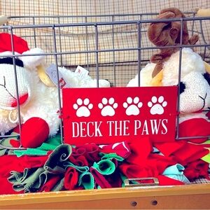 Gift Bundle Favorite Dog Person Wire Basket, 2 Lamb Chops, Handmade Snuffle Mat